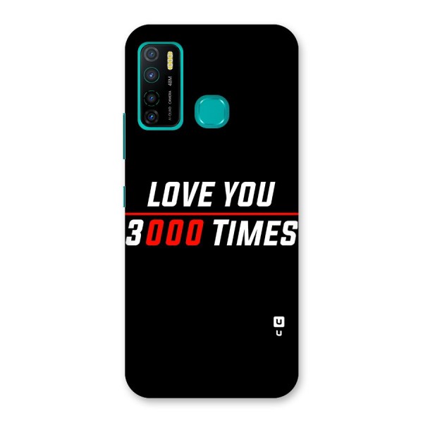 Love You 3000 Times Back Case for Infinix Hot 9 Pro
