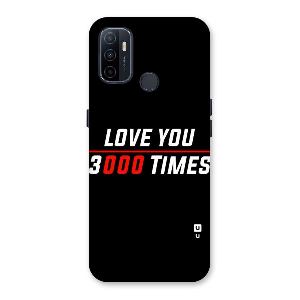 Love You 3000 Times Back Case for Oppo A33 (2020)