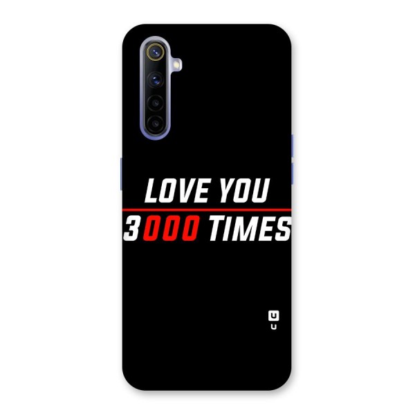 Love You 3000 Times Back Case for Realme 6