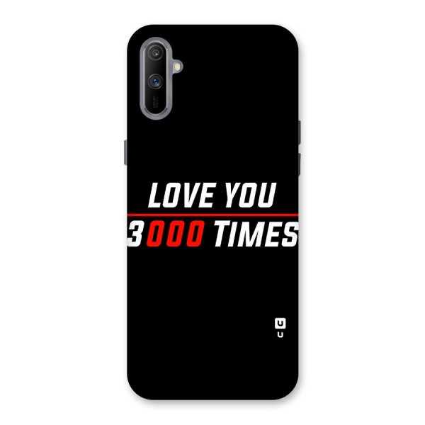 Love You 3000 Times Back Case for Realme C3