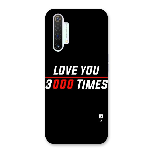 Love You 3000 Times Back Case for Realme X3