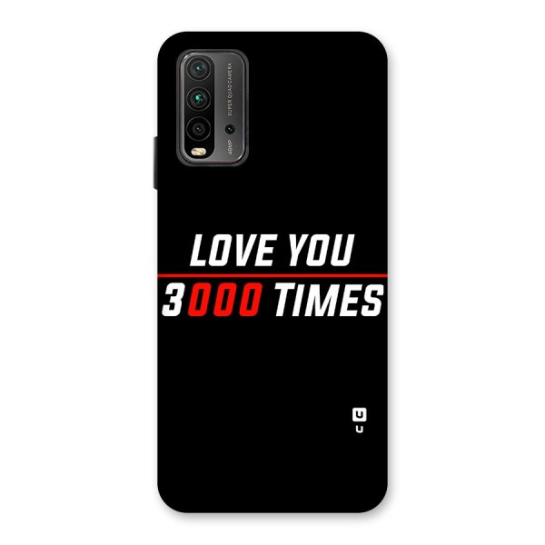 Love You 3000 Times Back Case for Redmi 9 Power