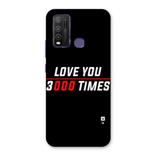 Love You 3000 Times Back Case for Vivo Y30