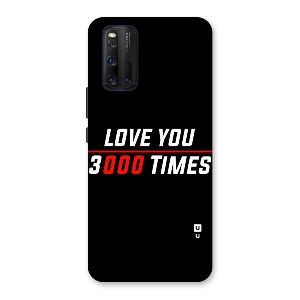 Love You 3000 Times Back Case for Vivo iQOO 3