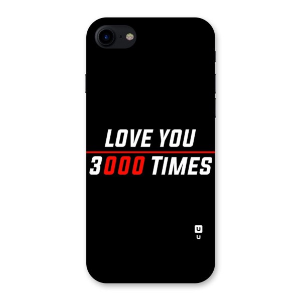 Love You 3000 Times Back Case for iPhone SE 2020