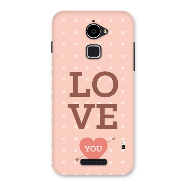 Love You Hearts Back Case for Coolpad Note 3 Lite