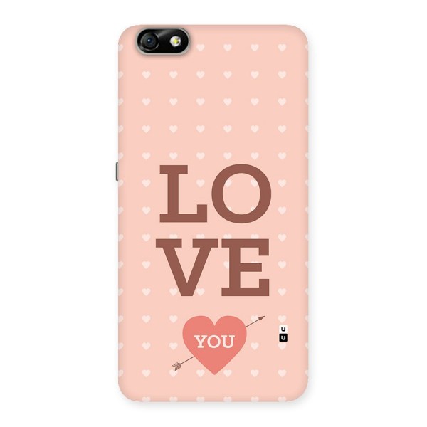 Love You Hearts Back Case for Honor 4X