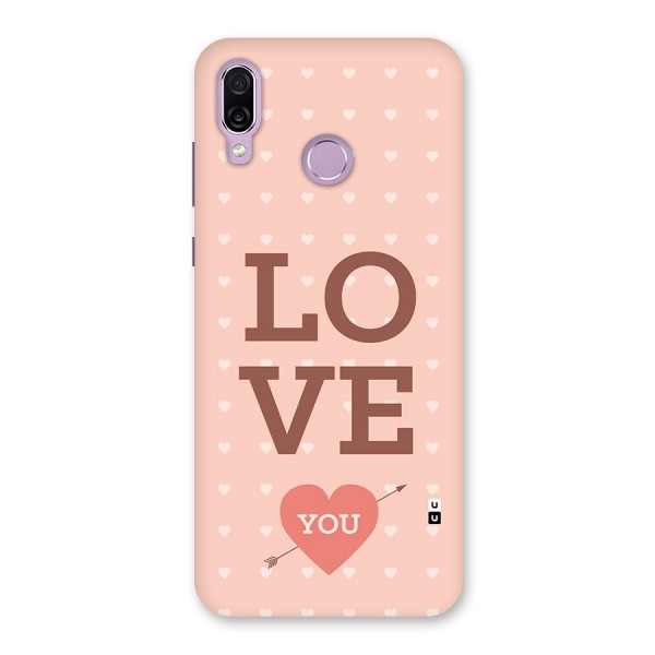 Love You Hearts Back Case for Honor Play