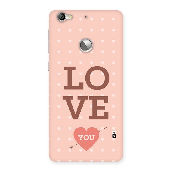 Love You Hearts Back Case for Le 1S