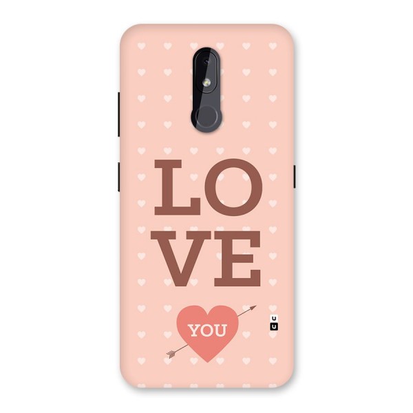 Love You Hearts Back Case for Nokia 3.2