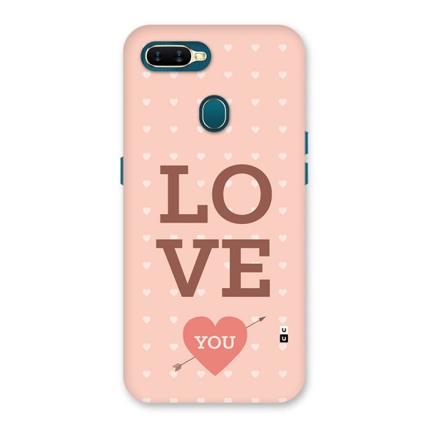 Love You Hearts Back Case for Oppo A12s
