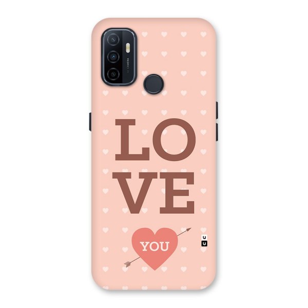 Love You Hearts Back Case for Oppo A53