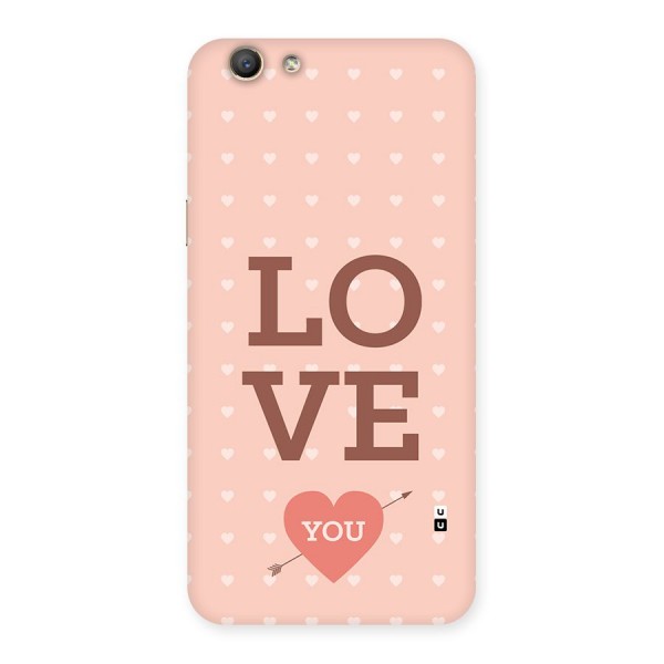 Love You Hearts Back Case for Oppo F1s