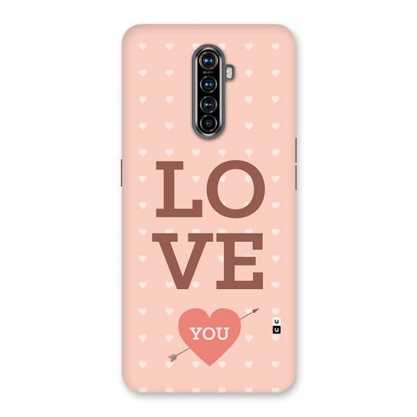 Love You Hearts Back Case for Realme X2 Pro