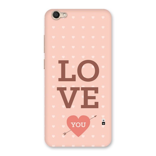 Love You Hearts Back Case for Vivo V5s