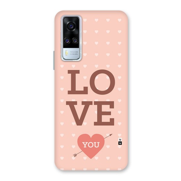 Love You Hearts Back Case for Vivo Y51