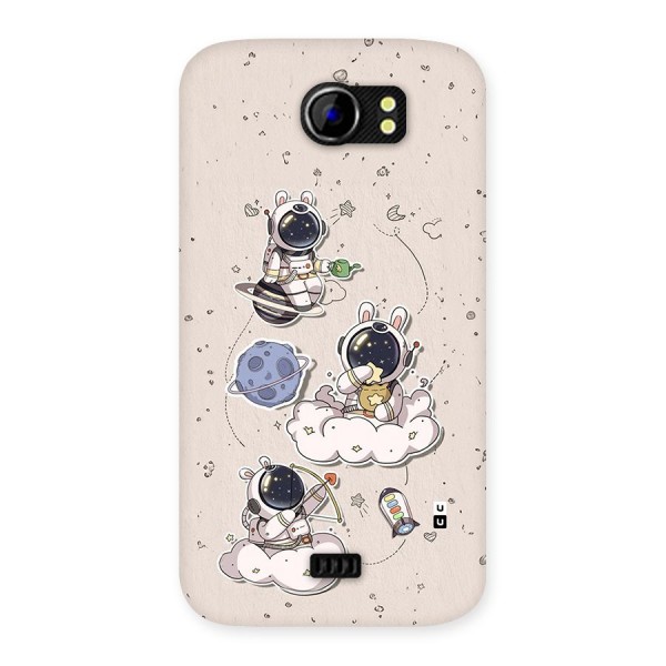 Lovely Astronaut Playing Back Case for Canvas 2 A110