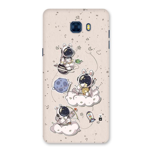 Lovely Astronaut Playing Back Case for Galaxy C7 Pro