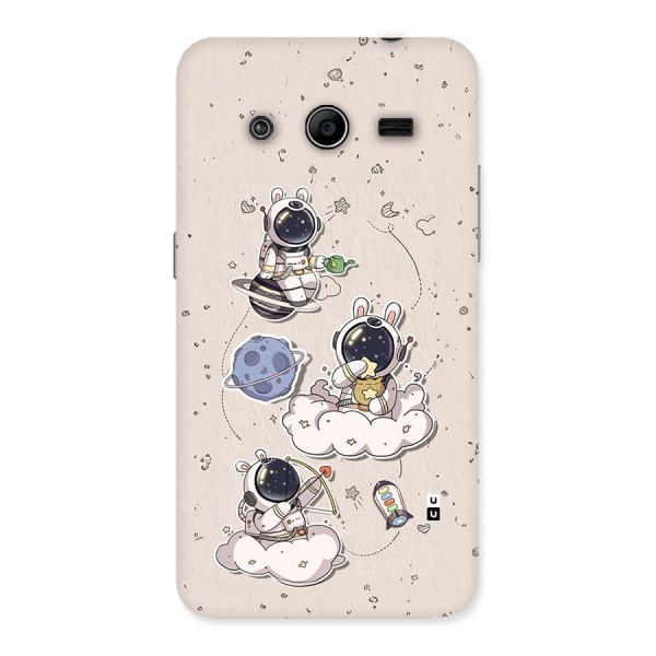Lovely Astronaut Playing Back Case for Galaxy Core 2