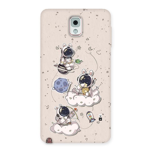 Lovely Astronaut Playing Back Case for Galaxy Note 3