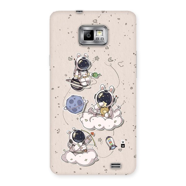 Lovely Astronaut Playing Back Case for Galaxy S2