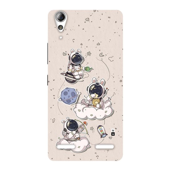 Lovely Astronaut Playing Back Case for Lenovo A6000