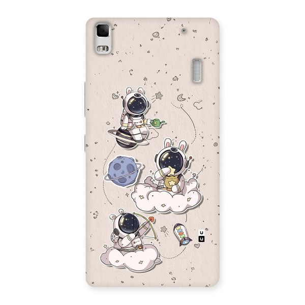 Lovely Astronaut Playing Back Case for Lenovo A7000