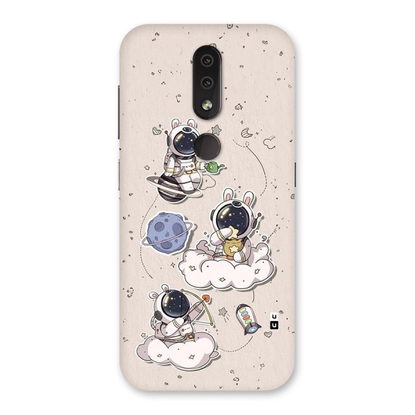 Lovely Astronaut Playing Back Case for Nokia 4.2
