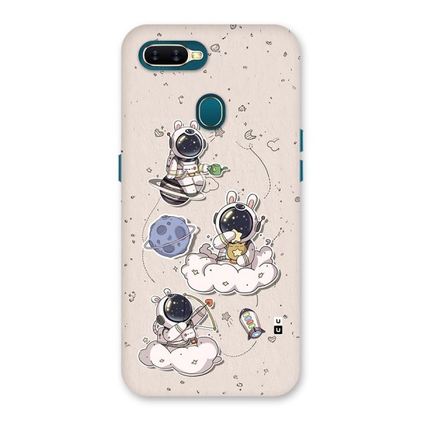 Lovely Astronaut Playing Back Case for Oppo A12