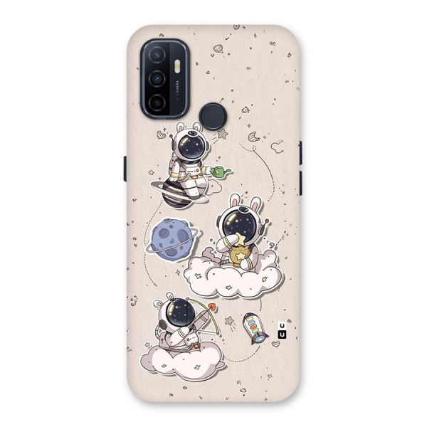 Lovely Astronaut Playing Back Case for Oppo A32