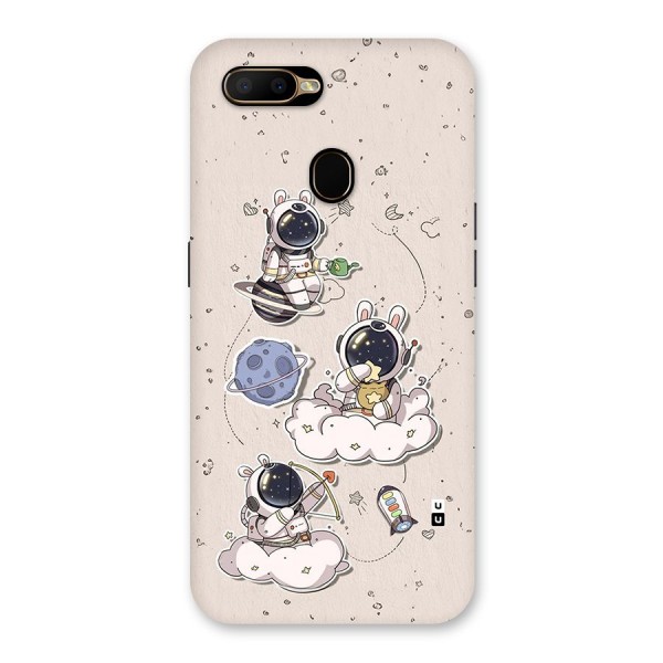 Lovely Astronaut Playing Back Case for Oppo A5s
