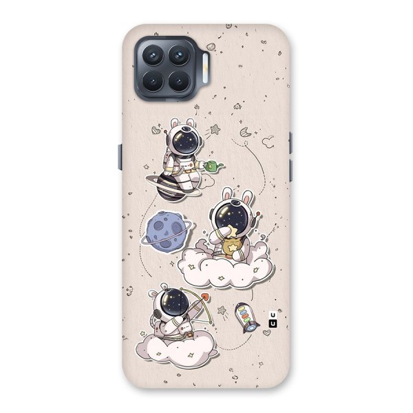 Lovely Astronaut Playing Back Case for Oppo F17 Pro