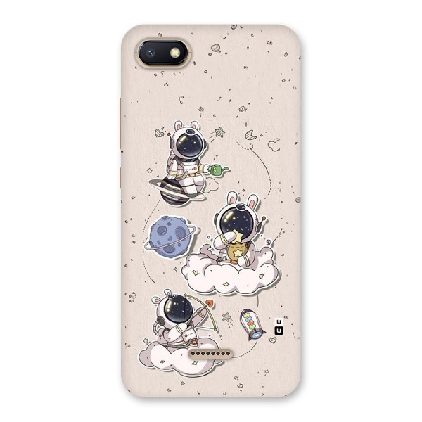 Lovely Astronaut Playing Back Case for Redmi 6A