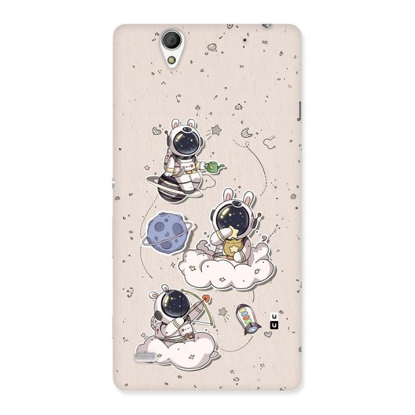 Lovely Astronaut Playing Back Case for Xperia C4