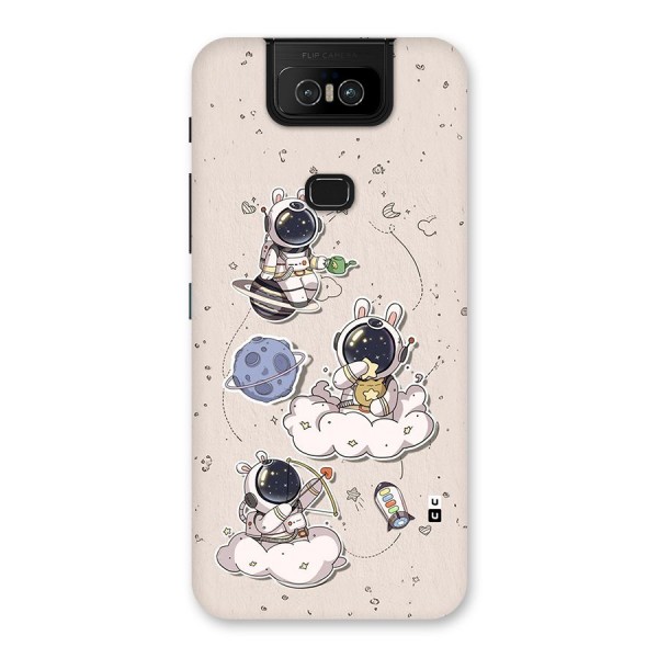 Lovely Astronaut Playing Back Case for Zenfone 6z