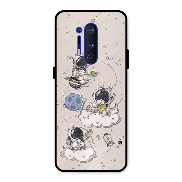 Lovely Astronaut Playing Metal Back Case for OnePlus 8 Pro