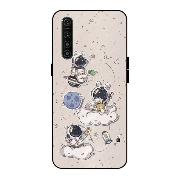 Lovely Astronaut Playing Metal Back Case for Realme XT