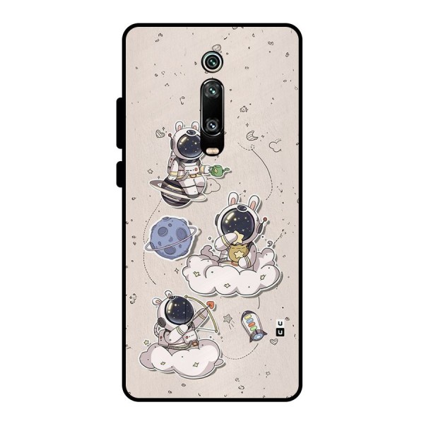 Lovely Astronaut Playing Metal Back Case for Redmi K20 Pro