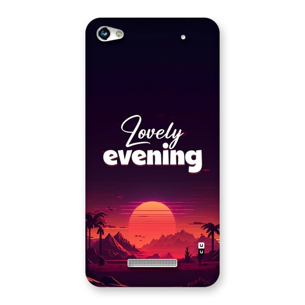 Lovely Evening Back Case for Canvas Hue 2 A316
