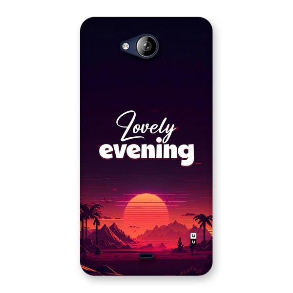 Lovely Evening Back Case for Canvas Play Q355
