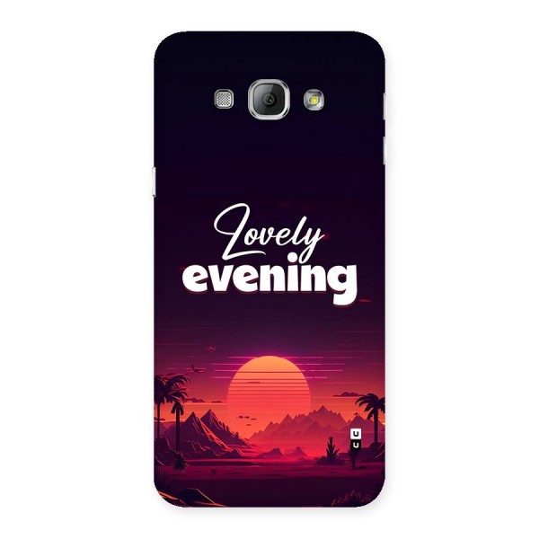 Lovely Evening Back Case for Galaxy A8