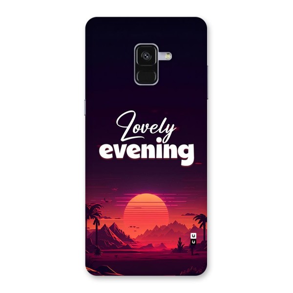 Lovely Evening Back Case for Galaxy A8 Plus