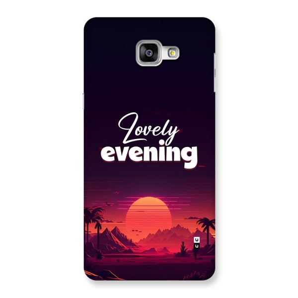 Lovely Evening Back Case for Galaxy A9