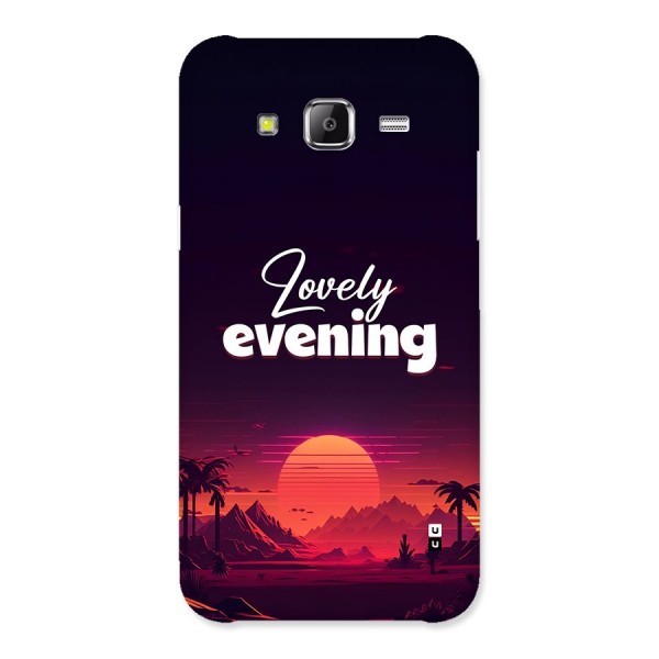 Lovely Evening Back Case for Galaxy J5