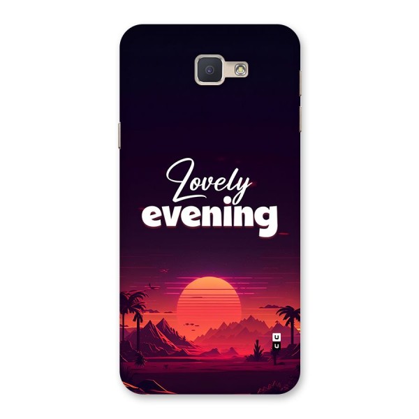 Lovely Evening Back Case for Galaxy J5 Prime