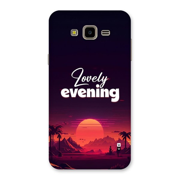 Lovely Evening Back Case for Galaxy J7 Nxt