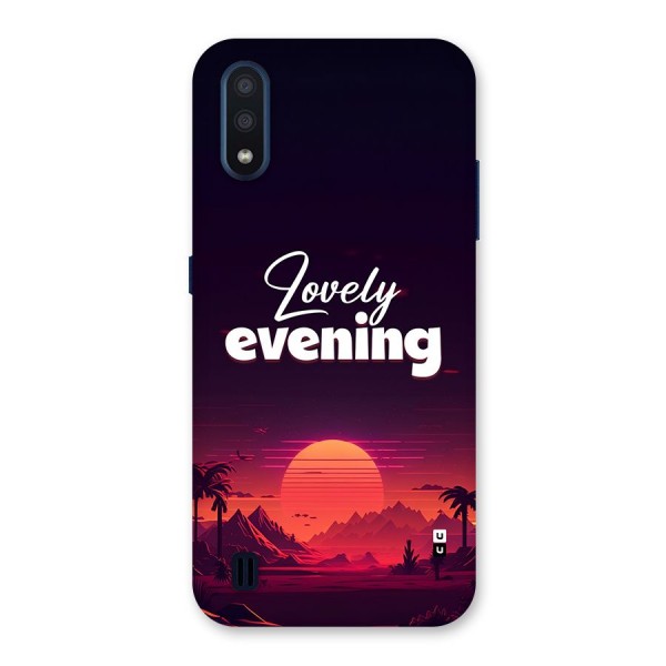 Lovely Evening Back Case for Galaxy M01