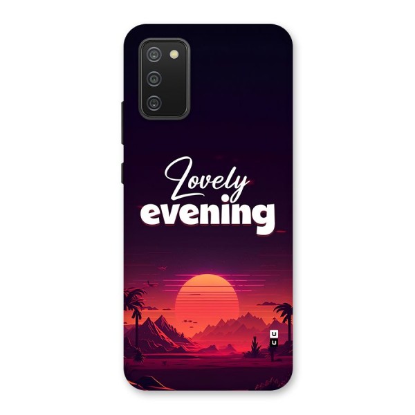 Lovely Evening Back Case for Galaxy M02s