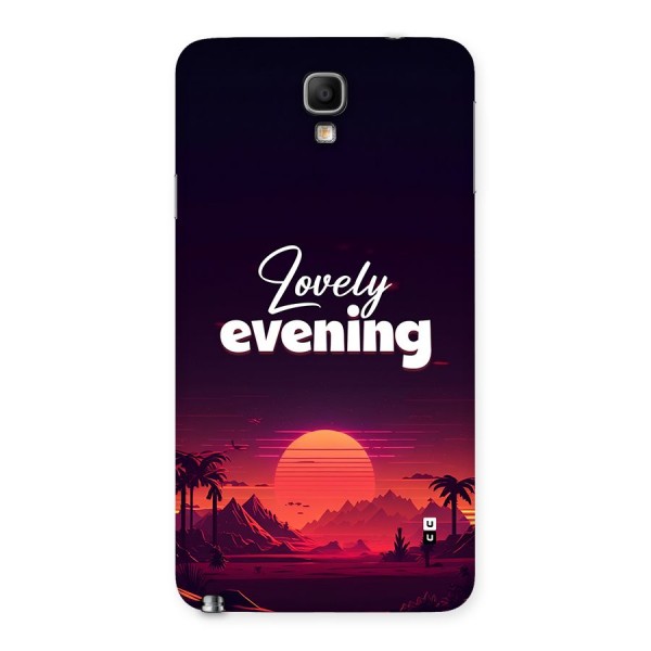 Lovely Evening Back Case for Galaxy Note 3 Neo