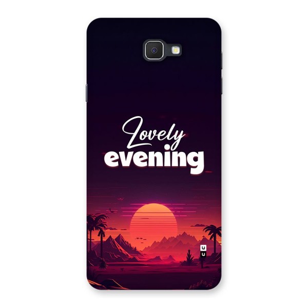 Lovely Evening Back Case for Galaxy On7 2016
